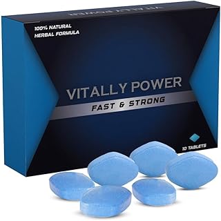 VITALLY POWER | 10 Blue Pills | for Men | Strong & Longer Pe