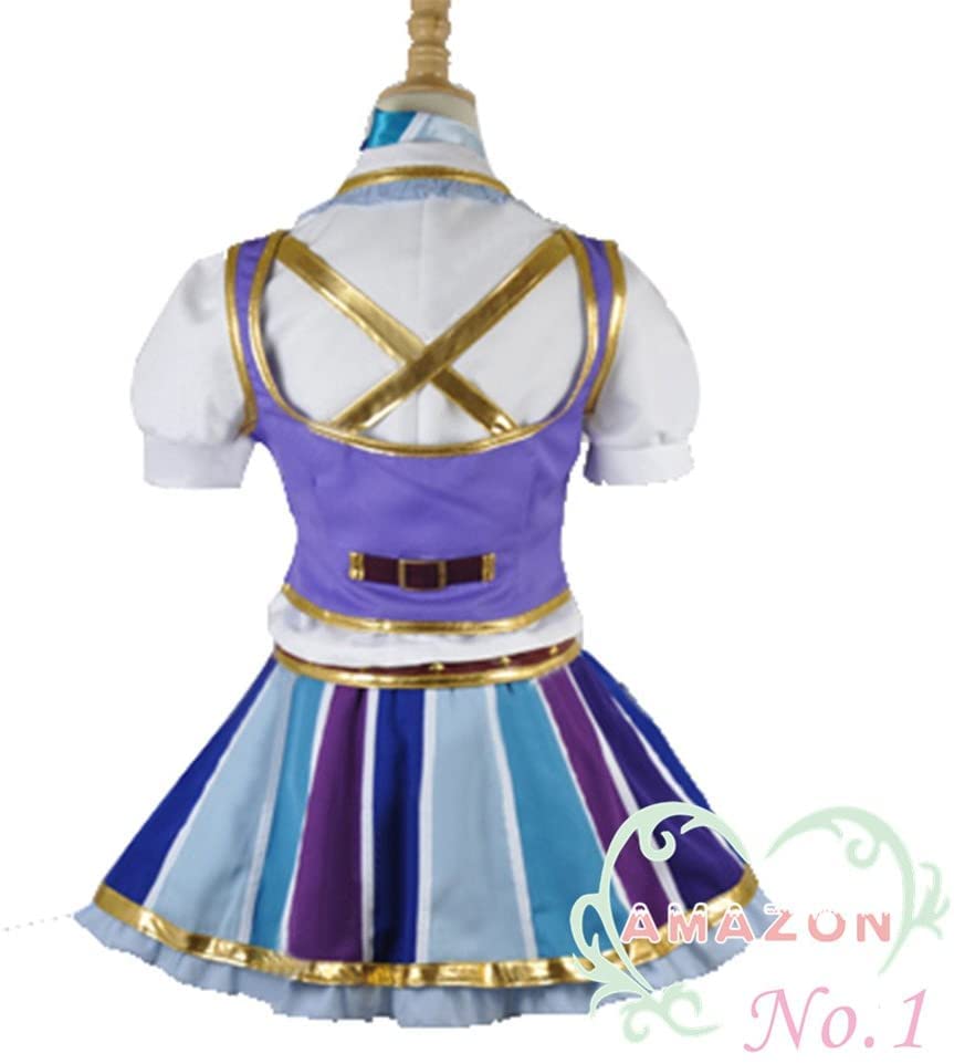 Amazon.co.jp: LONGSHUMU アイカツ! 風沢そら コスプレ衣装 (S, 女性