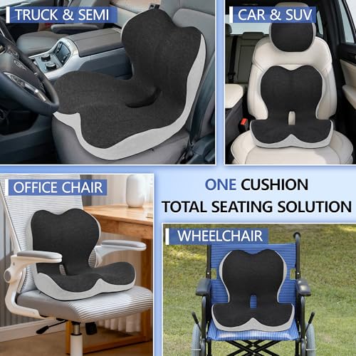 GKTKG Truck Driver Seat Cushion Set