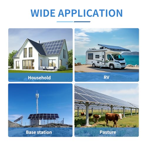 Ampinvt 10000W Hybrid Solar Inverter 48VDC to 120/240Vac, Built-in 2 MPPT Solar Controllers, MAX 200A Battery Charging,Split Phase Pure Sine Wave Inverter 10KW for Lead Acid and Lithium Battery by AMPINVT - Image 7