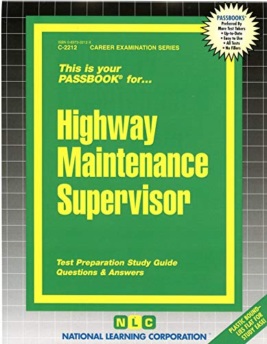 Highway Maintenance Supervisor(Passbooks)