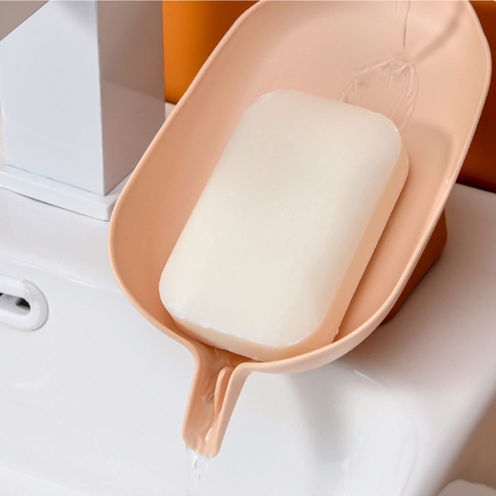 Jabonera con Ventosa para Mesa, de Drenaje rápido y fácil de Limpiar. Adecuada para baño y Cocina.