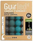 assistant vocal amazon echo show 5 noir ➤【💡32 BOULES ULTRA-RÉSISTANTES】- Coton fin tressé - Plastique transparent résistant - Usage intérieur - ∅6cm - 4 couleurs (taupe, vert agave, vert canard, gris souris) - Décoration pour la chambre de bébé, enfant, dans le salon, l'entrée, dans le patio - Apporte une vraie ambiance cosy et chaleureuse pour une décoration réussie