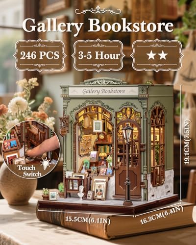 CUTEBEE Gallery Bookstore Book Nook Kit thumbnail 2