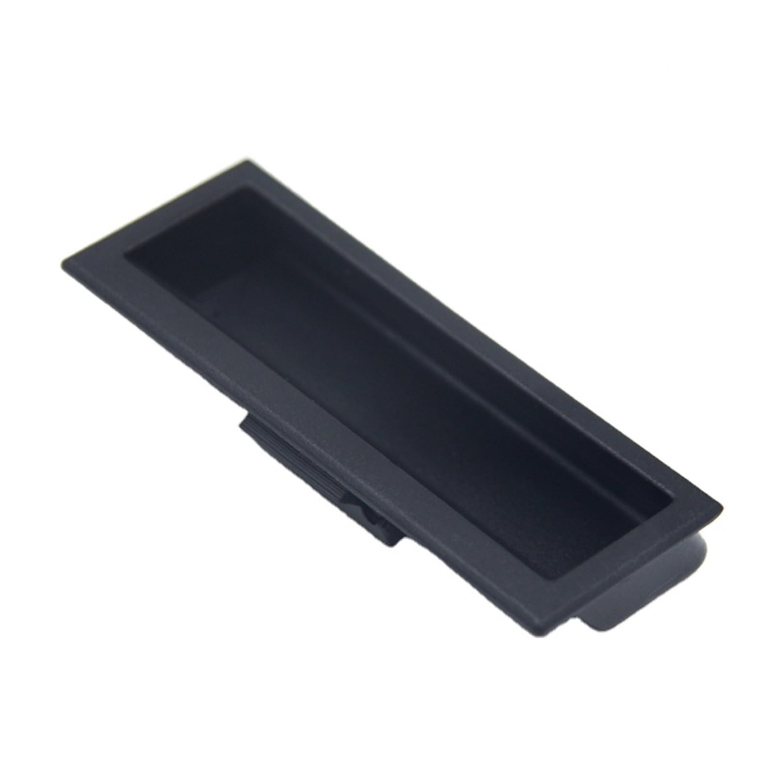Poignée de traction en plastique encastrée noire 93mm pour placard industriel