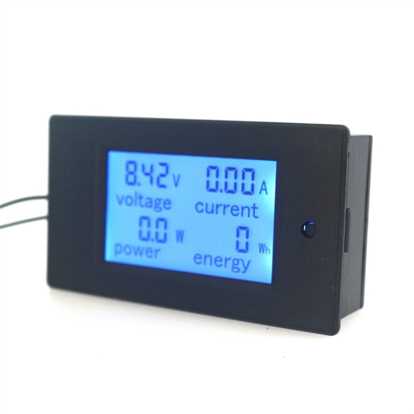 Moniteur numérique de compteur d'énergie de tension ampèremètre DC 6.5~100 V 100A/50A en option LCD rétro-éclairage bleu voltmètre ampèremètre(50A shunt)