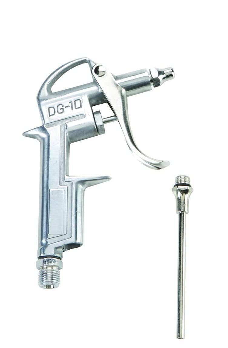 Air Blow Gun with OD 1/4" Thread Pneumatic Push Type Female Compressor Cleaning Tool Industrial Air Blow Gun Steel Air Flow Extension Pneumatic Air Compressor Tool Dust Air Blower (Metal Gun) (B0CKJ6SB8P) Amazon Price History, Amazon Price Tracker