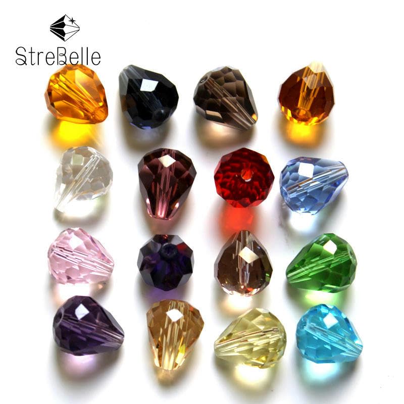 Perles de cristal bicone en verre facetté pour éviter le ternissement de vos bijoux DIY