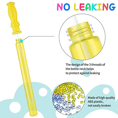 Bloranda 24 Pack 15’’ Bubble Wands Assortment, 4 Colors Biggest Bubble Wands Party Favors Kids Summer Toys Outdoor Play Toys Games Christmas Birthday Party #TOP5