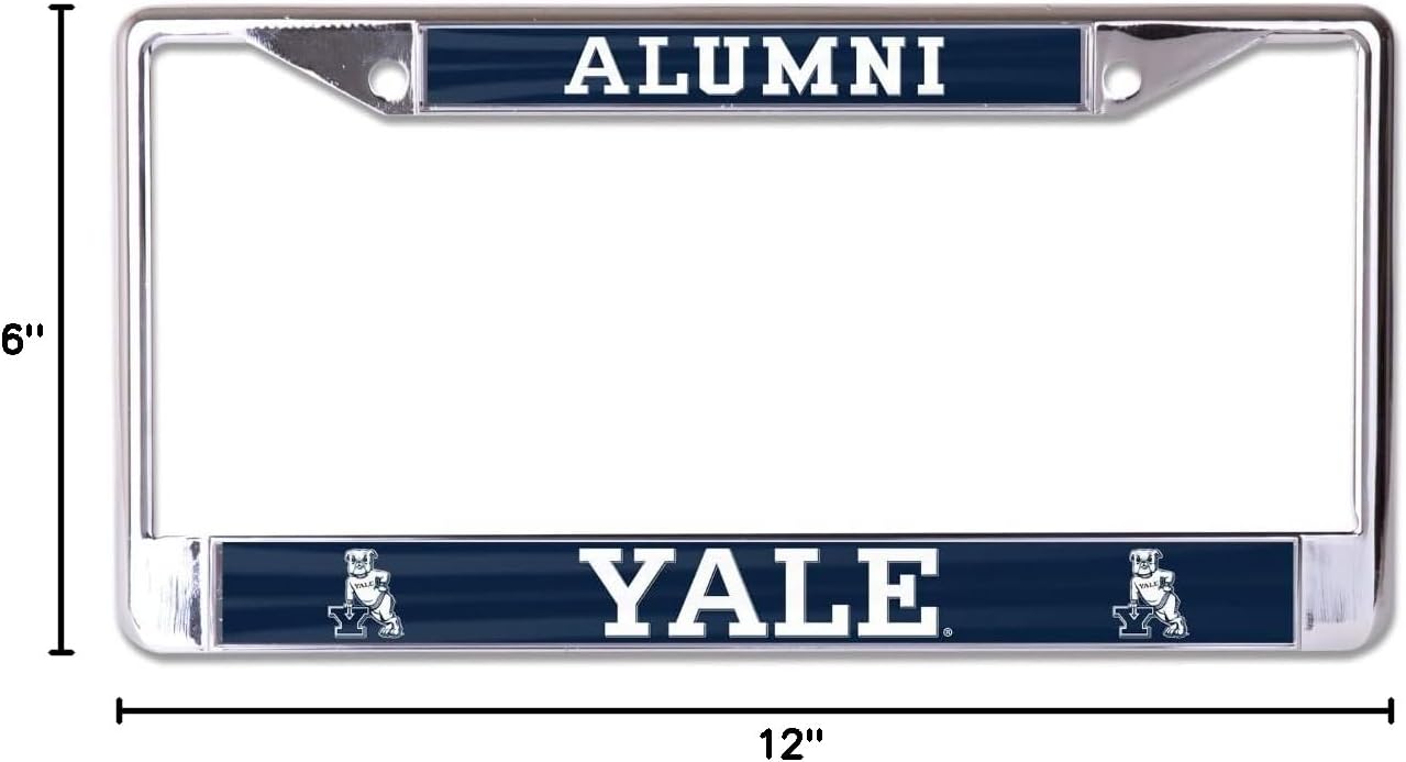 YALE ALUMNI in Blue Photo License Plate Frame