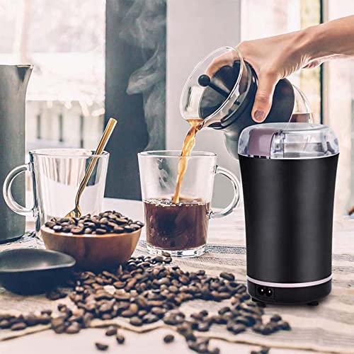 GEETAC Molinillo de café eléctrico de 300 W, capacidad con cuchillas de acero inoxidable, cepillo de limpieza portátil… - Imagen 8