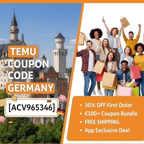 Temu Coupon Code Germany &euro;100 OFF [{ACV965346}] For First Order & Existing Customers cover art