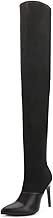MACKIN J 141G-1 Women's Over The Knee Boot Thigh High Stretchy Pointed Toe Stiletto High Heel Knee Boots with Zipper - coolthings.us