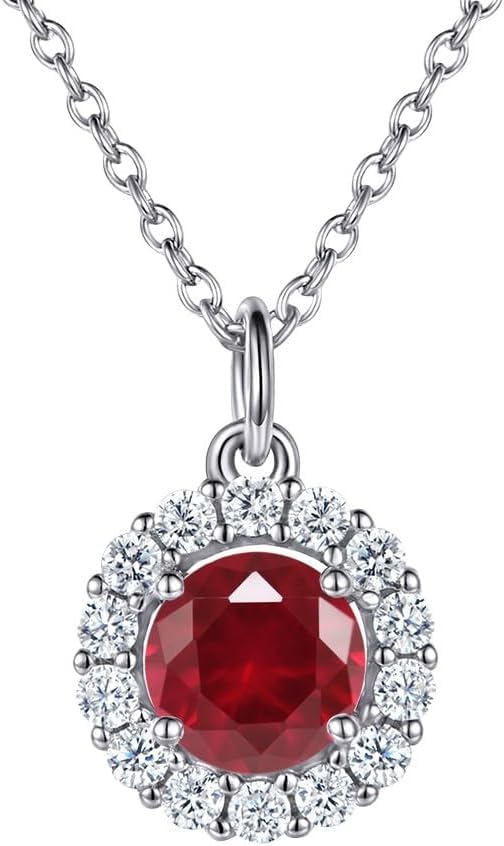 Colliers pour femmes en argent sterling et zircone cubique scintillante