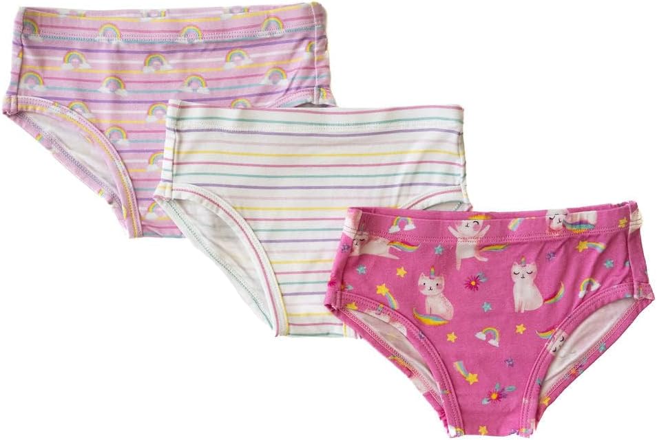 Girls Underwear, Set of 3, Soft Girl Panties, All Day Wear