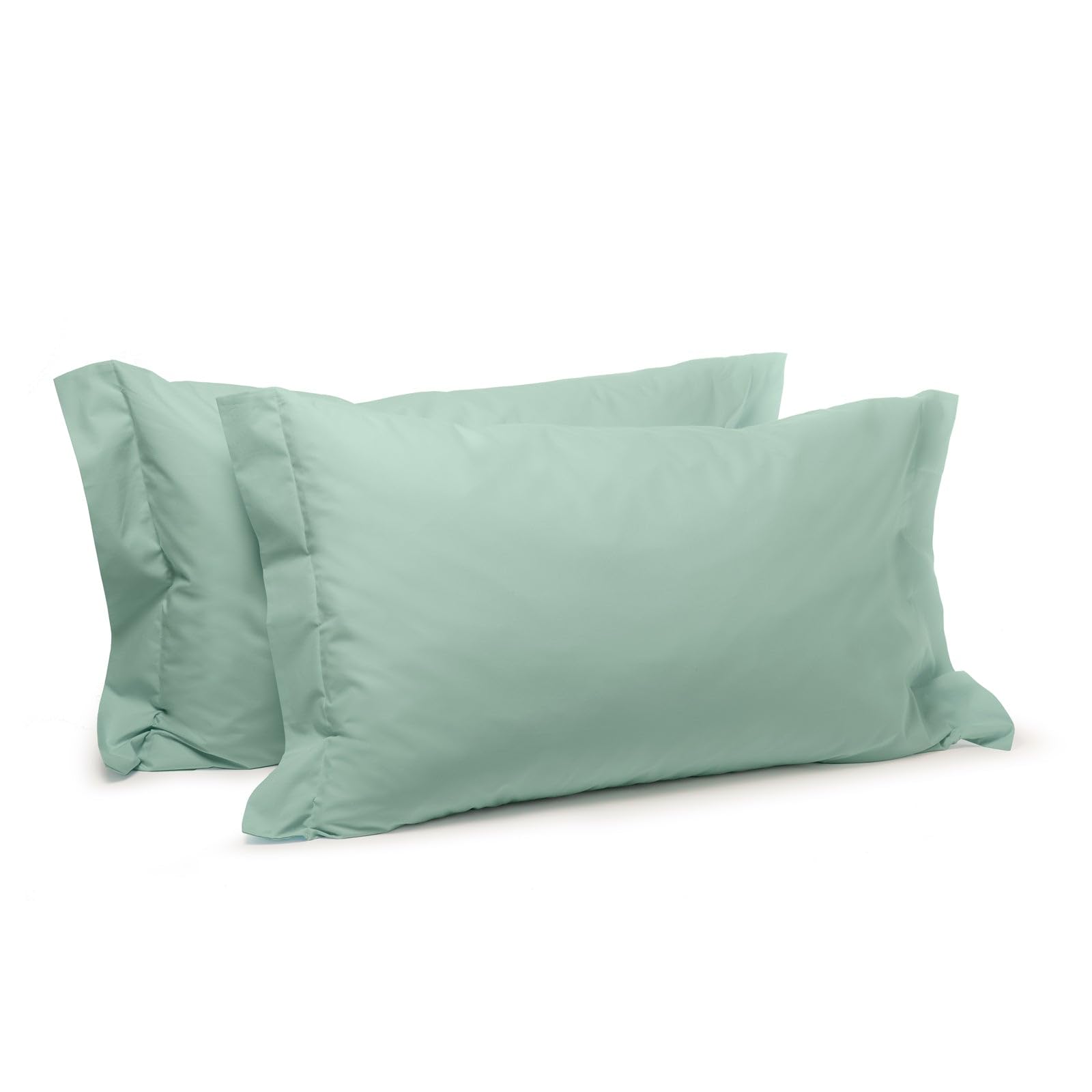 Caleffi Coppia Federe In Percalle 100% Cotone, Colore Corda, Standard, Lavabili In Lavatrice, Made In Italy