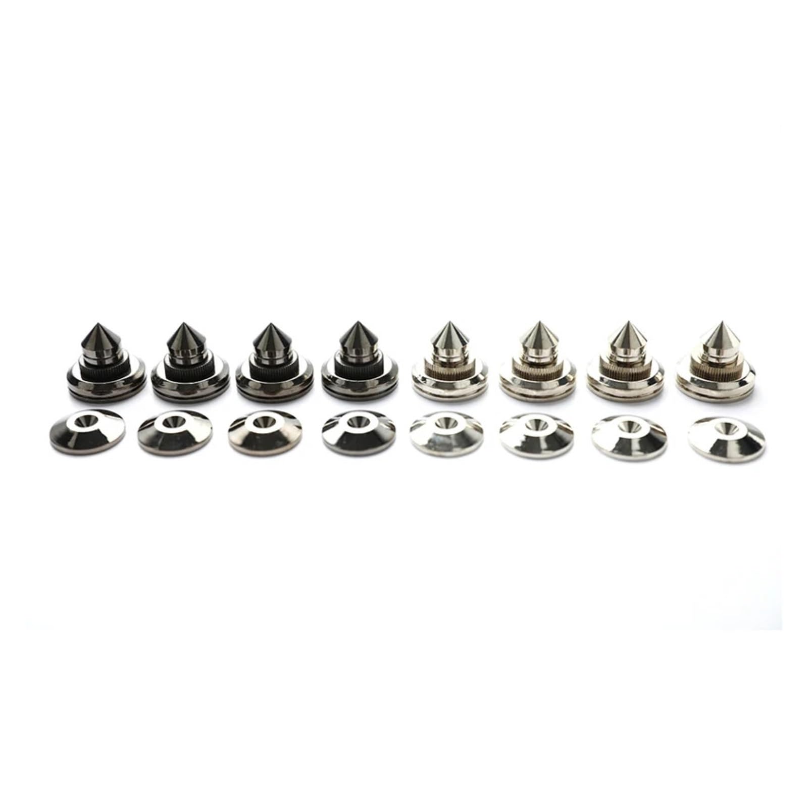 Inox SpeakerSpike 4 set di poggiapiedi for supporto for altoparlante | Chiodo del piede del pavimento del cono delle punte della scatola dell'altoparlante in rame(A1)