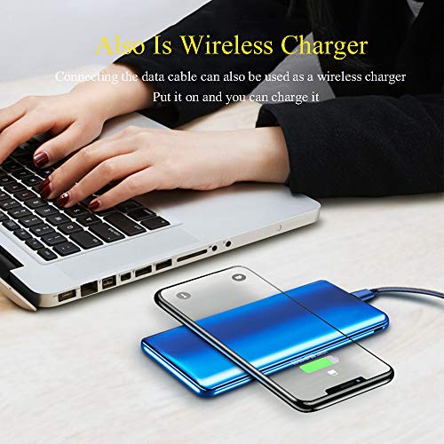 Bateria Externa Wireless 10000mAh WangLx Ele Cargador Inalambrico Rapido Doble USB 6