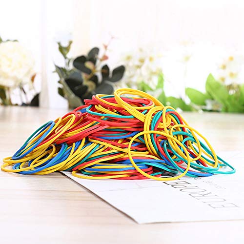 Amuu Rubber Bands 500Pcs #16 Rubber Band Multicolor Small Rubber Bands For Office School Home Size16 Elastic Band -Colors-500Pcs-38Mm #TOP6