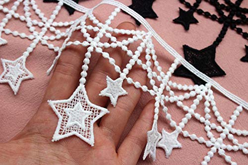 Stars Gold Tassels Lace Fringe Lace Trim Ribbon Costume Home Textile Curtains Decor Trims Clothes Sewing Accessories Lace.1724 #TOP6