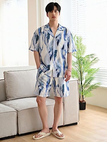 Image of DHRUVI TRENDZ Men Shirt for Men | Mens Casual Shirt | Men Stylish Shirt | Men Rayon Printed Shirt | Men's Regular Fit | Men Formal Shirt | Half Sleeve Shirt