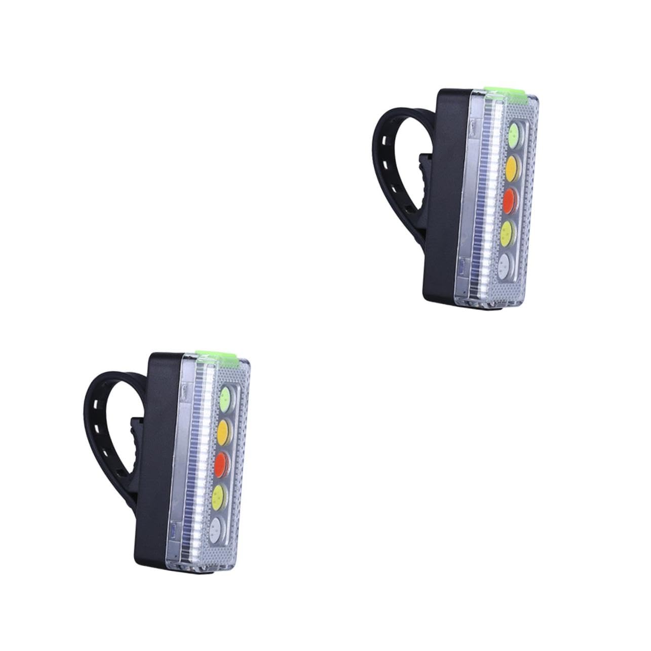 GALPADA 2 Sets Bike Rear Light Led Tail Lamp Waterproof Rechargeable Lightweight for Mountain Bikes and Night Riding