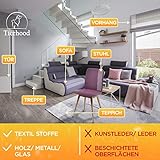 Tierhood Kratzschutz Katze - Kratzschutz Sofa Katze - Selbstklebende Anti Kratz Folie für Katzen - Kratzfolie selbstklebend - Katzen Kratzen abgewöhnen leicht gemacht - Made in Germany