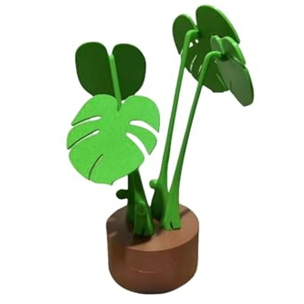 Istovo Monstera Coasters Plant Non-Slip Coasters, Monstera Coaster Set, Tropical Leaf Plant Coasters Home Decoration,