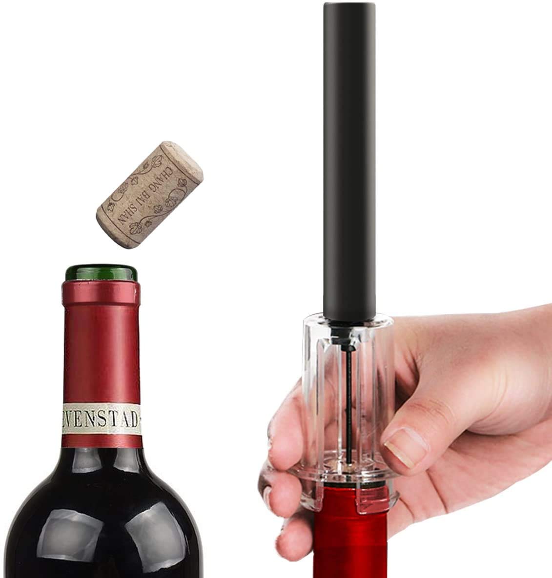 Tycoonest Tire Bouchon Pompe à Air, Ouvre-Bouteille à Pression D'air Et