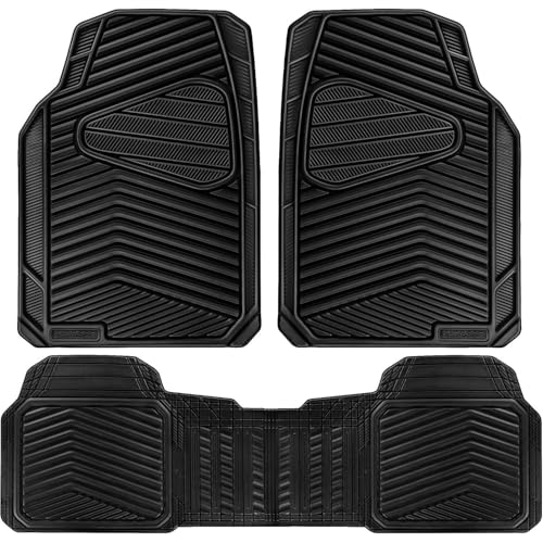 CAR PASS 3-Piece Rubber Mat Set