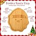 TJ POP Small Christmas Bamboo Serving Tray 9.8