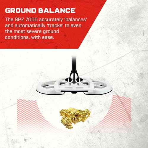Image of Minelab GPZ 7000 Extreme Depth Gold Detector for Adults with Super-D Waterproof Coil