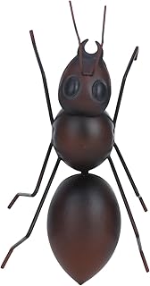 Zanthicia Fourmis en Fer décoratives pour Jardin, Figurines de Fourmis animées, décorations extérieures pour terrasse et Jardin, Statues de colorées, Figurines d'animaux à Collectionner, Maison