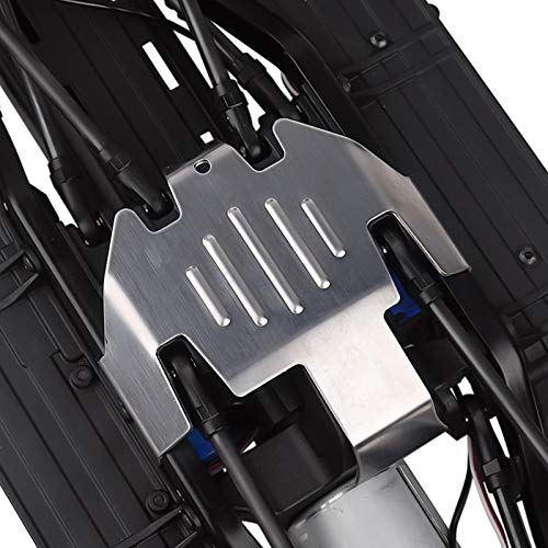 OWSOO Compatível com Traxxas TRX-4 G500 RC Car 6PCS RC Chassis Armor Aço inoxidável Protetor Proteto