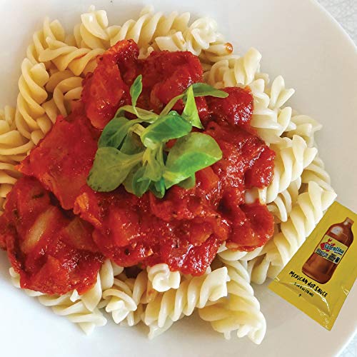 "Valentina Mexican Hot Sauce Picante Salsa Made From Chili Peppers Perfect For Chips Fast Foods Lunch Snacks Or More 50 Packets Of 0.3 Oz. (8 Grams) " #TOP2