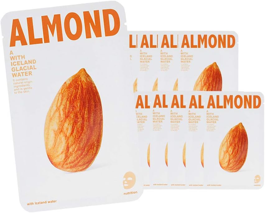 [CNF COSMETIC] THE ICELAND ALMOND MASK SHEET - [10pcs]