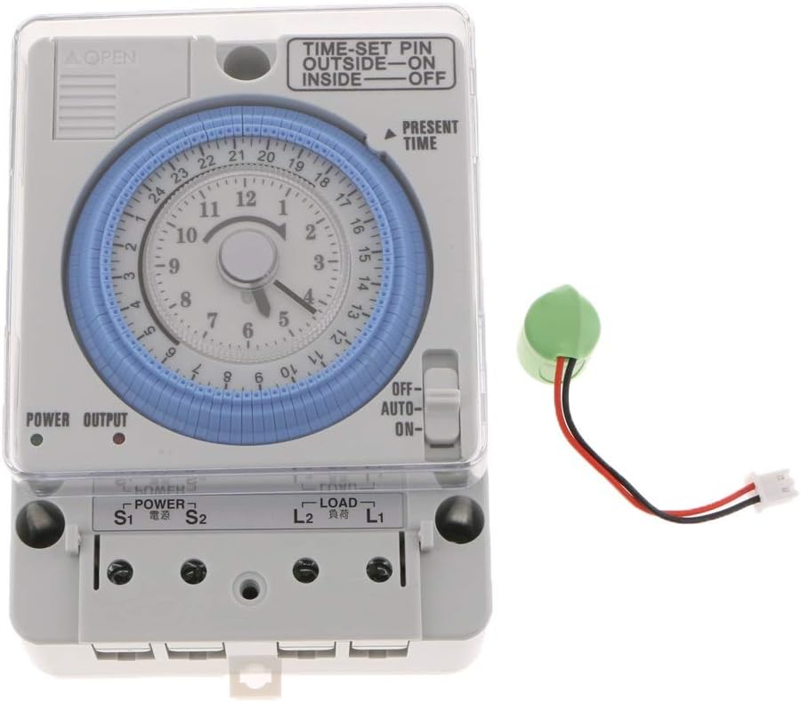 Sprinkler Controller Daily 24 Hours Time Switch Chronometry Timer Mechanical Analogue Timer 100-240V AC Automatic Water Irrigation Control System
