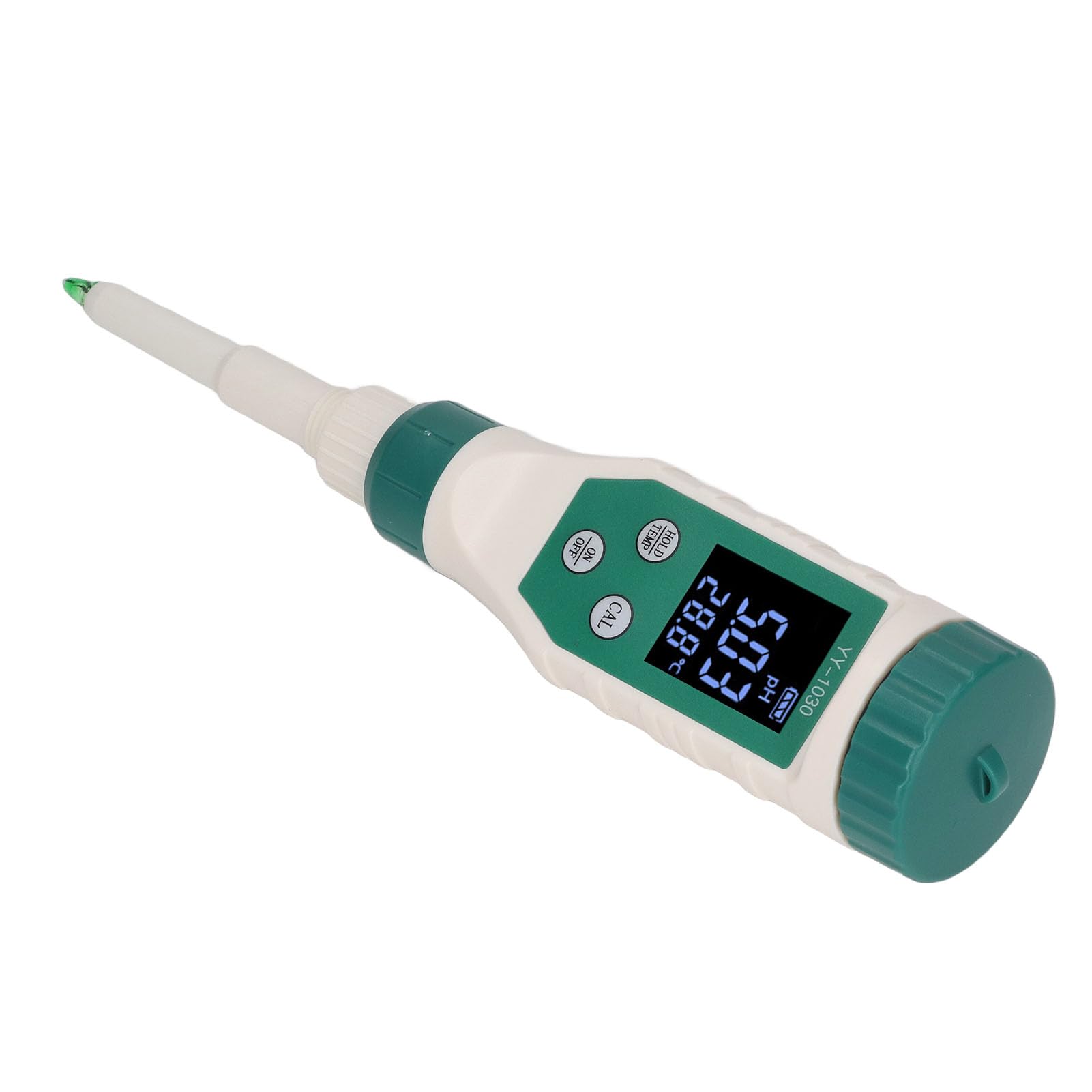 PH-Messgerät BT LCD-Display Präzise Messung Tragbare PH-Sonde für Boden Obst Wasser Professioneller Labor-Füllstandstester für Züchter ABS-Material