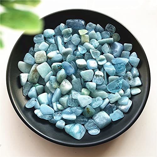 50 g 8-12 mm Acquamarina Naturale Quarzo Ghiaia Pietra di Cristallo Adatta for organizzare vasi Imbottiti acquari Giardini e fontane Raccolta domiciliare