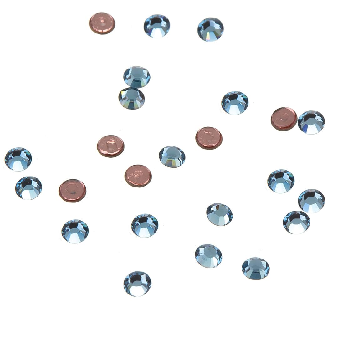 Swarovski Hotfix Flat Backs (2038) Aquamarine SS6 PK24
