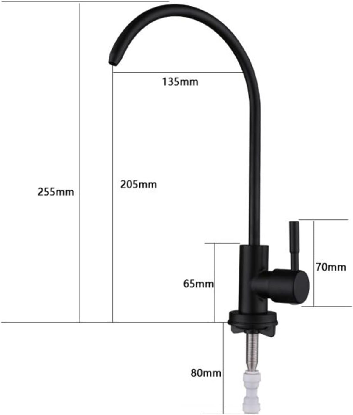 Filtro de agua para grifo de cocina, sistema de purificación de acero inoxidable para agua potable limpia
