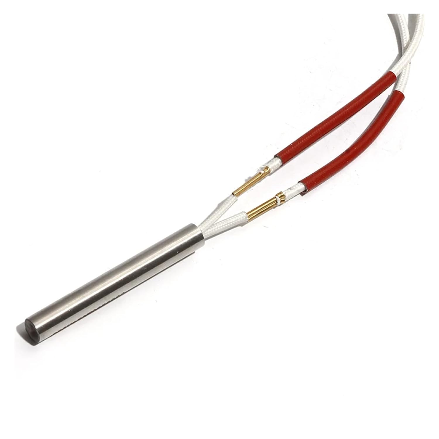 304SS Heater 11mm, 5pcs Industrial Heating Element, 110V/220V/380V, 330W-390W, Durable Stainless Steel(220V,390W 11x115mm)