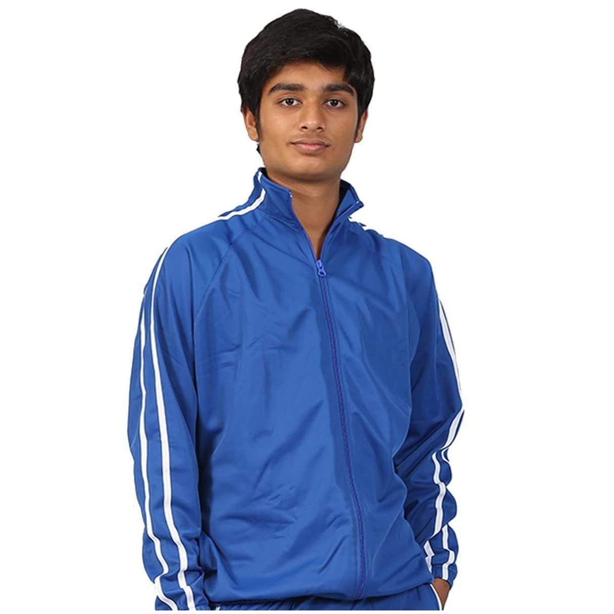 Men's Sports Track Jacket Blue Running Clothes