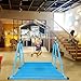 Peakpath Foldable Gymnastics Bar for Kids, Adjustable Height 3-5ft, 330lbs Weight Capacity, Professional Junior Training Equipment for Home, Ideal for Girls & Boys Birthday Gift