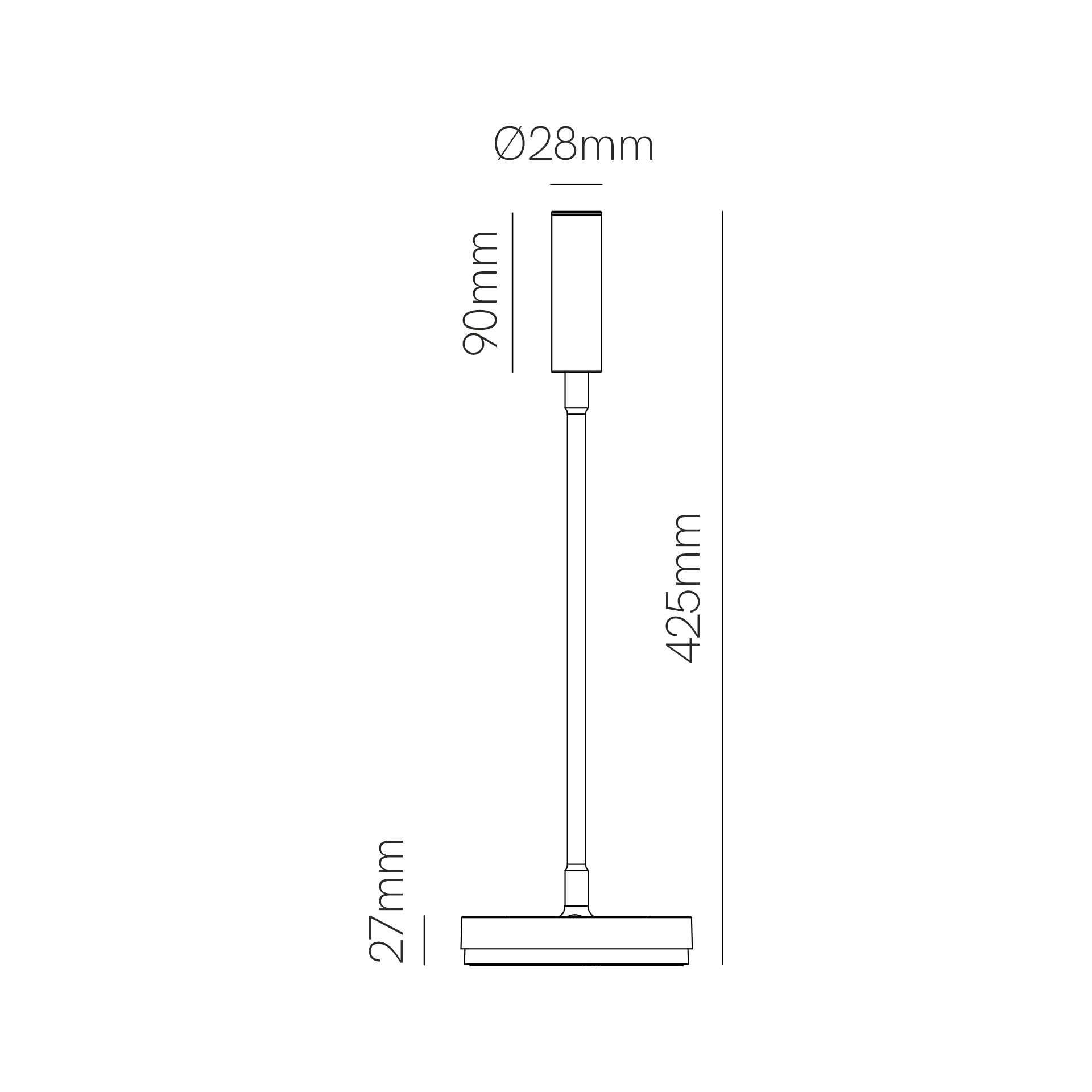 Beneito Faure Lampada da Tavolo Led Stem - 5W, Luce calda, Per scrivania, lettura e comodino, Ricarica Wireless, Testa Orientabile - Colore Bianco