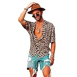 Diese Herren Leoparden Hemden nicht nur haben Stylischer Look, sondern auch die feine Verarbeitung, hochwertige Materialien,Hoher Komfort.