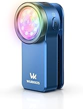Wurkkos HD03 Clip Light, LED Lightweight Small Flashlight, 680 Lumens, 3 Light Sources, Spot/Flood Light and RGB Color Light, Type-C Rechargeable, IPX6 Waterproof, Range 180 Meters, Clip On, Magnetic