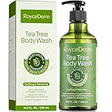 Roycederm Antifungal Body Wash & Soap, Antibacterial, Tinea Versicolor, Tea Tree Body Wash, Back Acne, Folliculitis, For Jock Itch, Athletes Foot, Body Odor, Ringworm