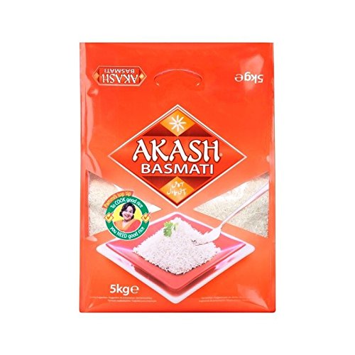 Akash Basmati Reis, 5 kg, 4 Stück