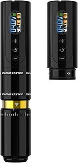 Nazzor Tattoo Machine with Two Fast Charging Batteries Digital LED Display Ro...